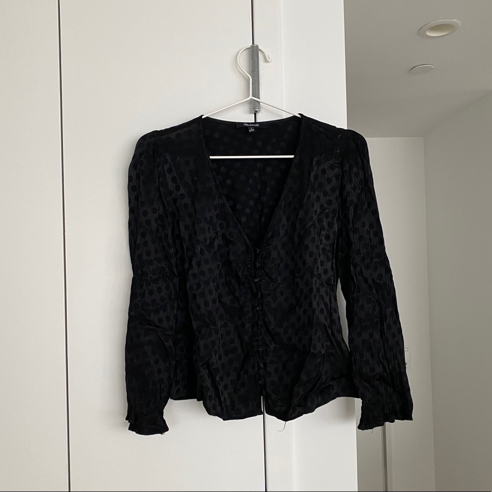 Madewell Polka Dot Blouse
